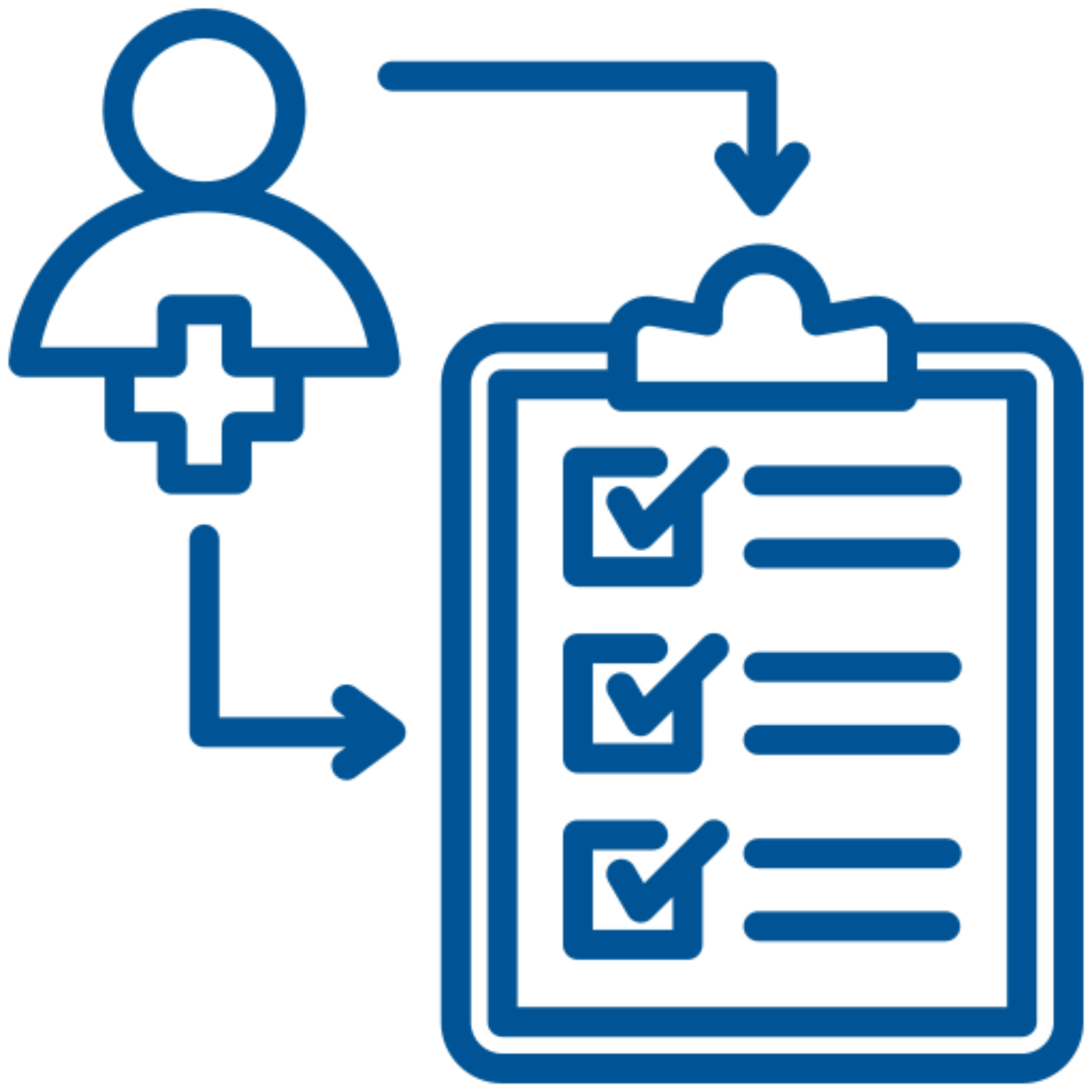 Medical form completion graphic